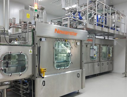 Soufflage – Remplissage – Bouchage Combiblock d’ultra – propre